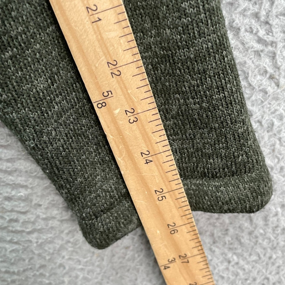 Rugged Elements Hoodie Mens Large Green Full Zip Sherpa Lined Sweater Jacket L - Picture 5 of 9
